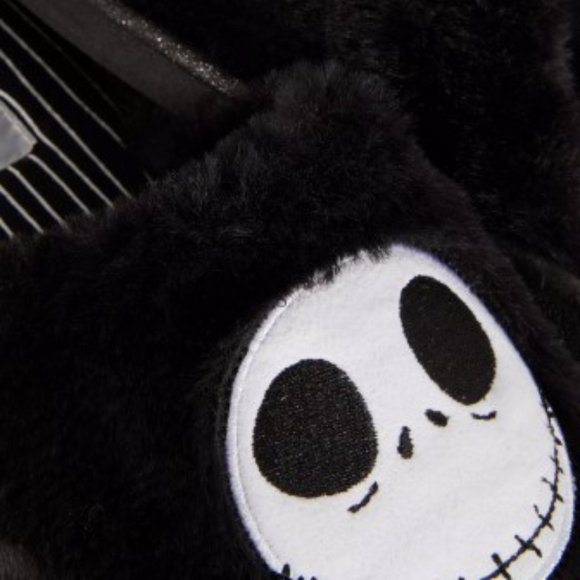 NWt! Disney Nightmare Before Christmas Jack Skellington Slippers Size 9 10 Women - Picture 3 of 7